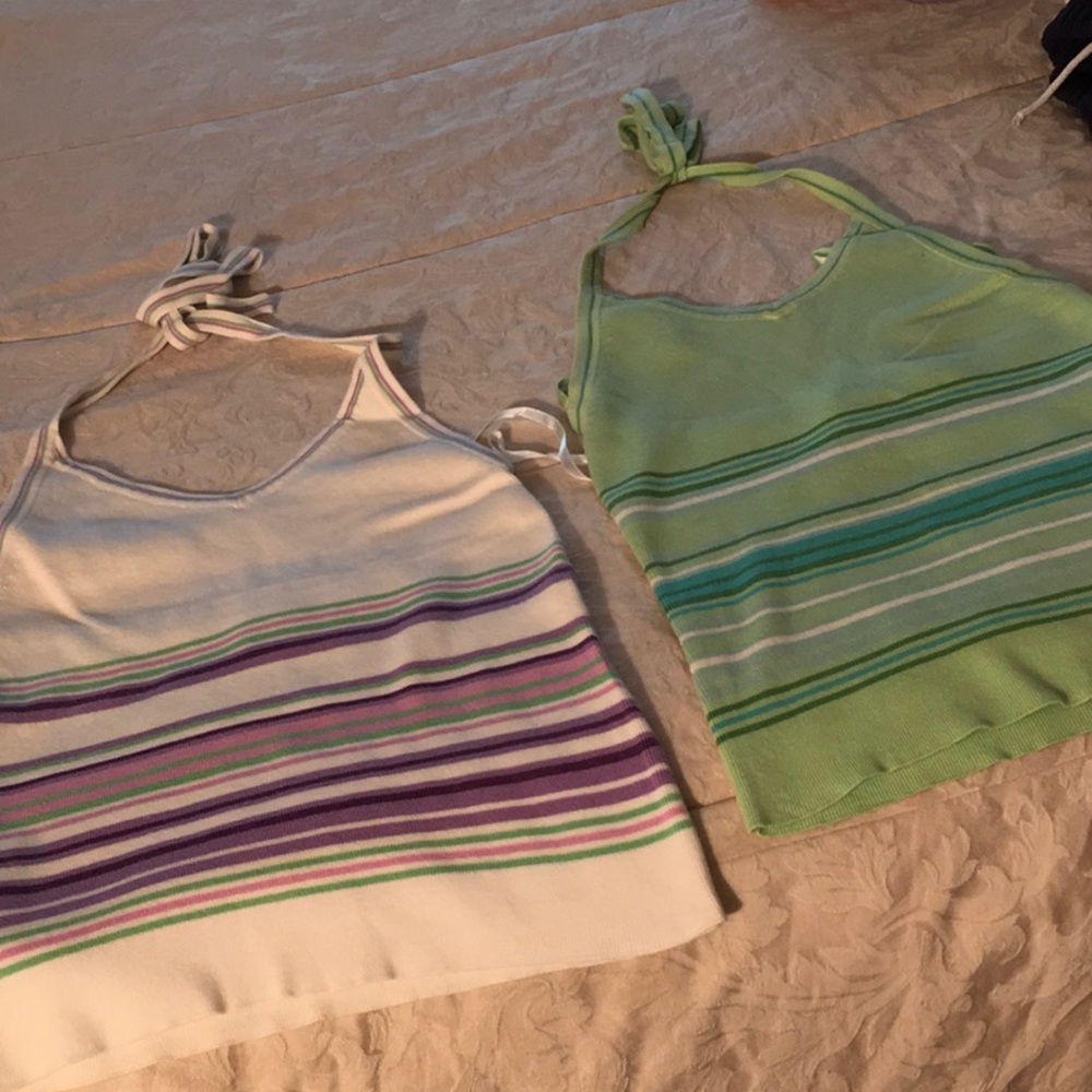 Ann Taylor Loft halter tops